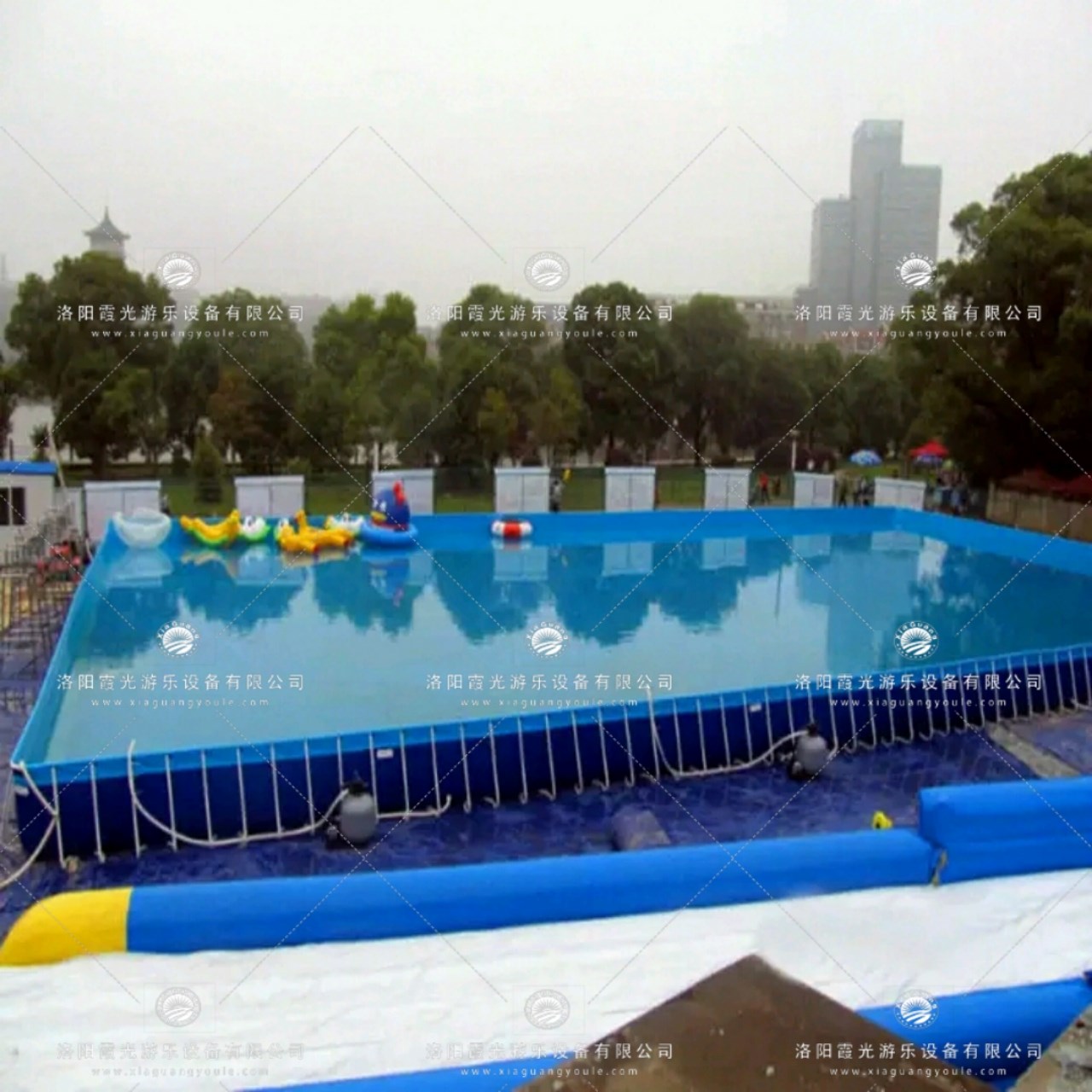 五台大型支架游泳池